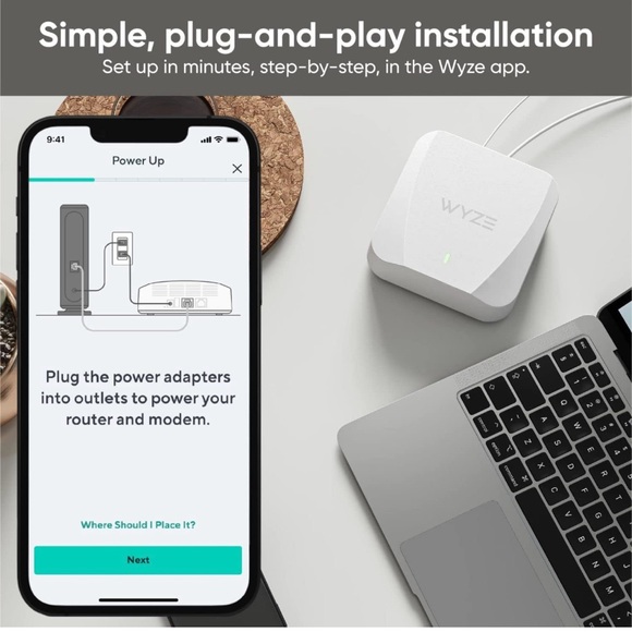 Wyze AX3000 Dual-Band Wi-Fi 6 Mesh Router System, Covers up to 1500 Sq. Ft 1pack - Picture 5 of 6
